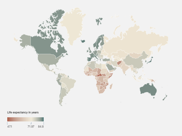 Choropleth map